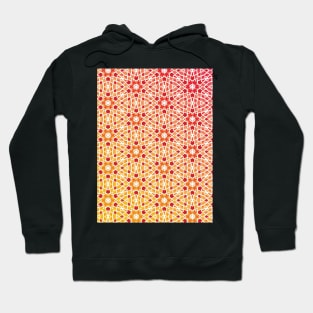 Gradient Tile Mosaic Pattern Hoodie